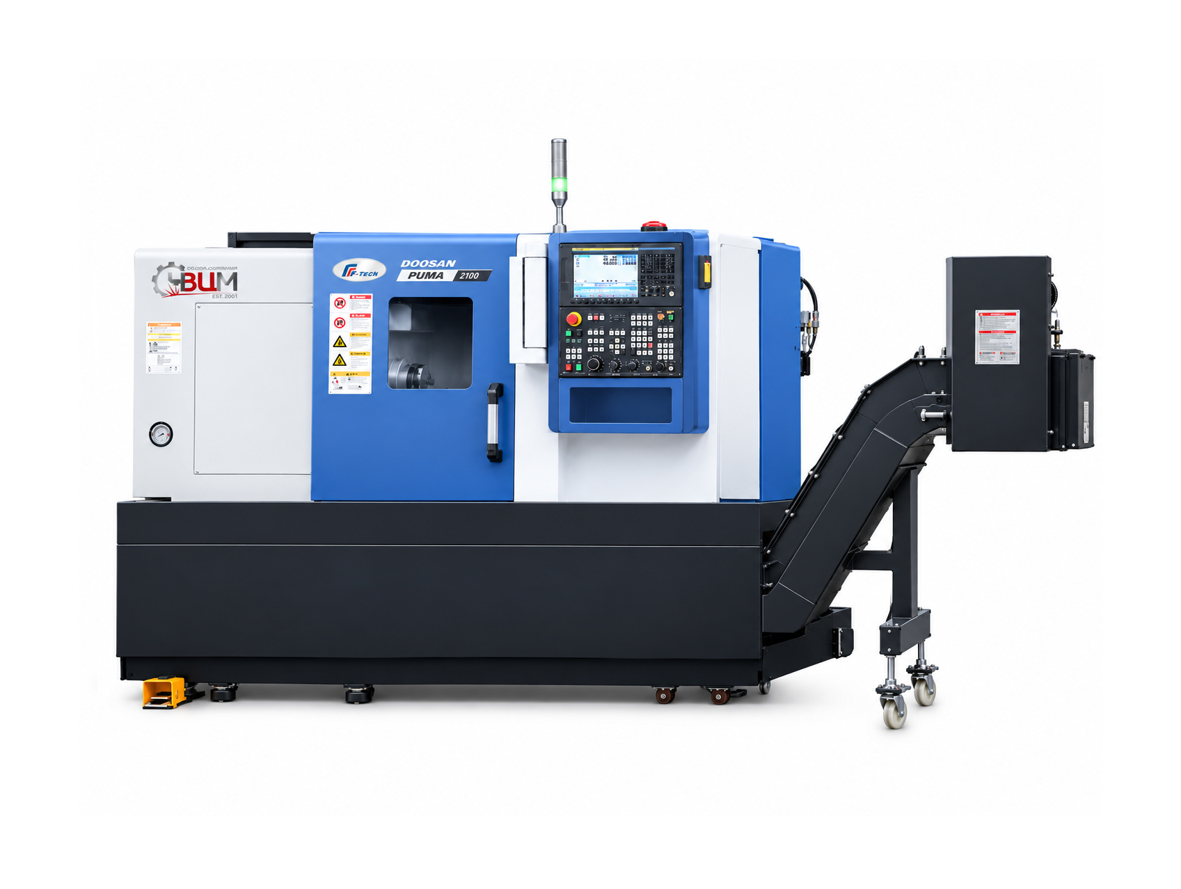 Токарный станок F-TECH® Doosan Lynx 235MⅡ – с приводным инструментом — изображение 2